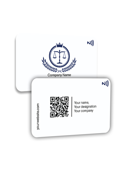 Lawyer NFC Business Card PVC Personalized (Your logo & Your name)