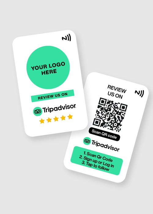 Trip Advisor Review NFC Card Personlized