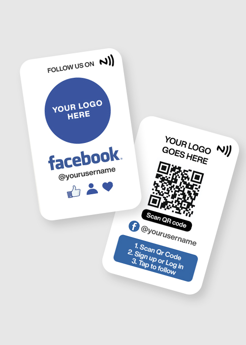 Facebook Page card Personalized(Your logo)